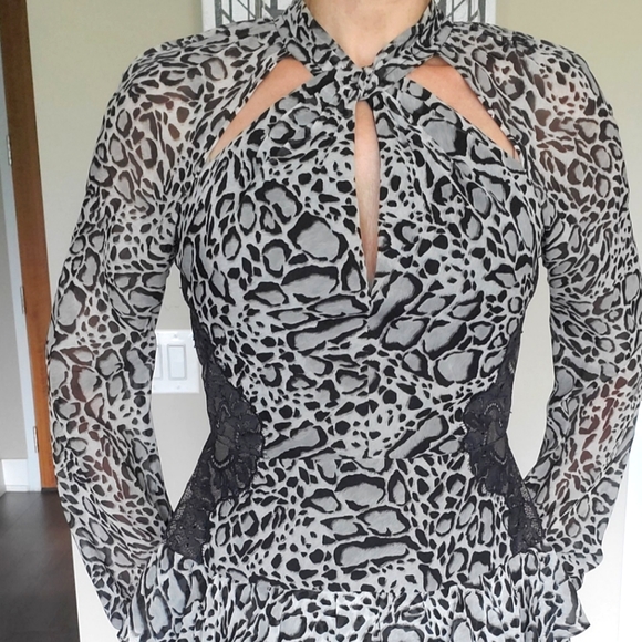 ๐ 2X HOST PICK ๐ BCBG MaxAzria Silk Party Dress - Picture 9 of 15